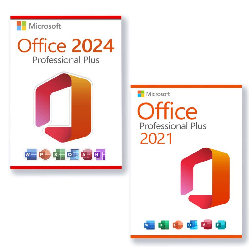 Microsoft Office 2024 Professional Plus + Microsoft Office 2021 Professional Plus license for 1 devices