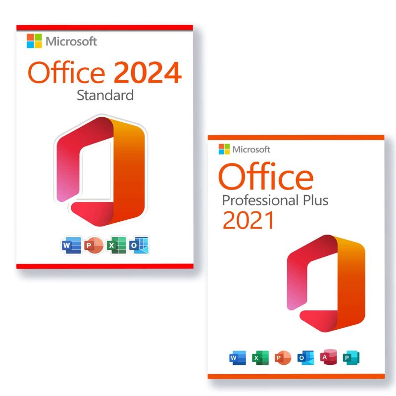 Microsoft Office 2024 Standard + Microsoft Office 2021 Professional Plus license for 1 devices