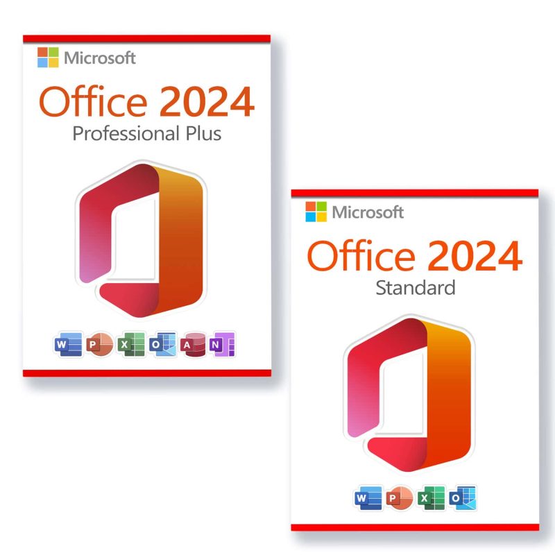 Microsoft Office 2024 Standard + Microsoft Office 2024 Professional Plus license for 1 devices