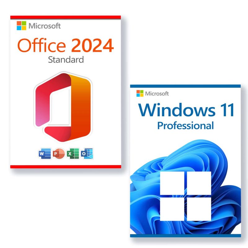 Microsoft Office 2024 Standard + Microsoft Windows 11 Professional license for 1 devices
