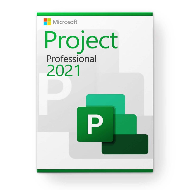 Microsoft Project 2021 Professional license for 3 devices